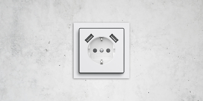 SCHUKO® USB-Steckdose bei V-Tech Elektroinstallation in Königsbrunn