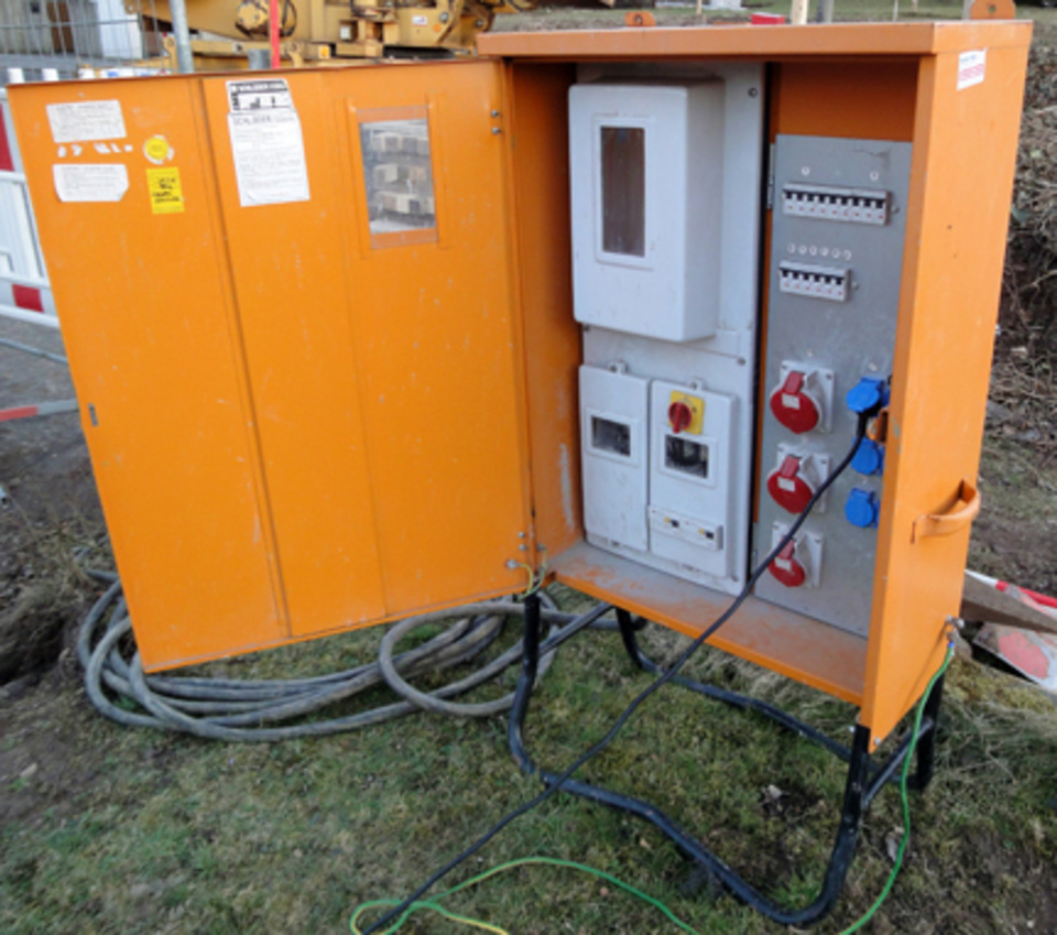 Baustromkasten bei V-Tech Elektroinstallation in Königsbrunn
