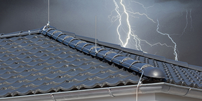Äußerer Blitzschutz bei V-Tech Elektroinstallation in Königsbrunn