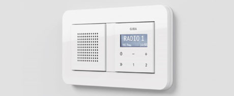 Gira Radio bei V-Tech Elektroinstallation in Königsbrunn